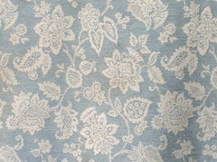 Teal Paradise Linen Fabric By The Yard