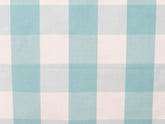 Light Turquoise And White Cotton Fabric By The Yard