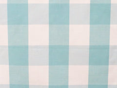 Light Turquoise And White Cotton Fabric By The Yard