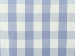 Blue Bell Gingham Check Cotton Fabric By The Yard