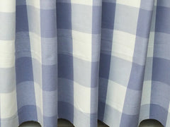 Blue Bell Gingham Check Cotton Fabric By The Yard
