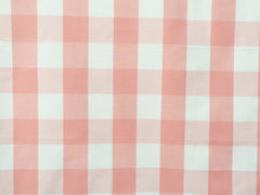 Peach And Ivory Cotton Fabric By The Yard