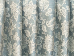 Teal Paradise Linen Fabric By The Yard