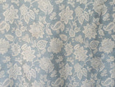 Teal Paradise Linen Fabric By The Yard