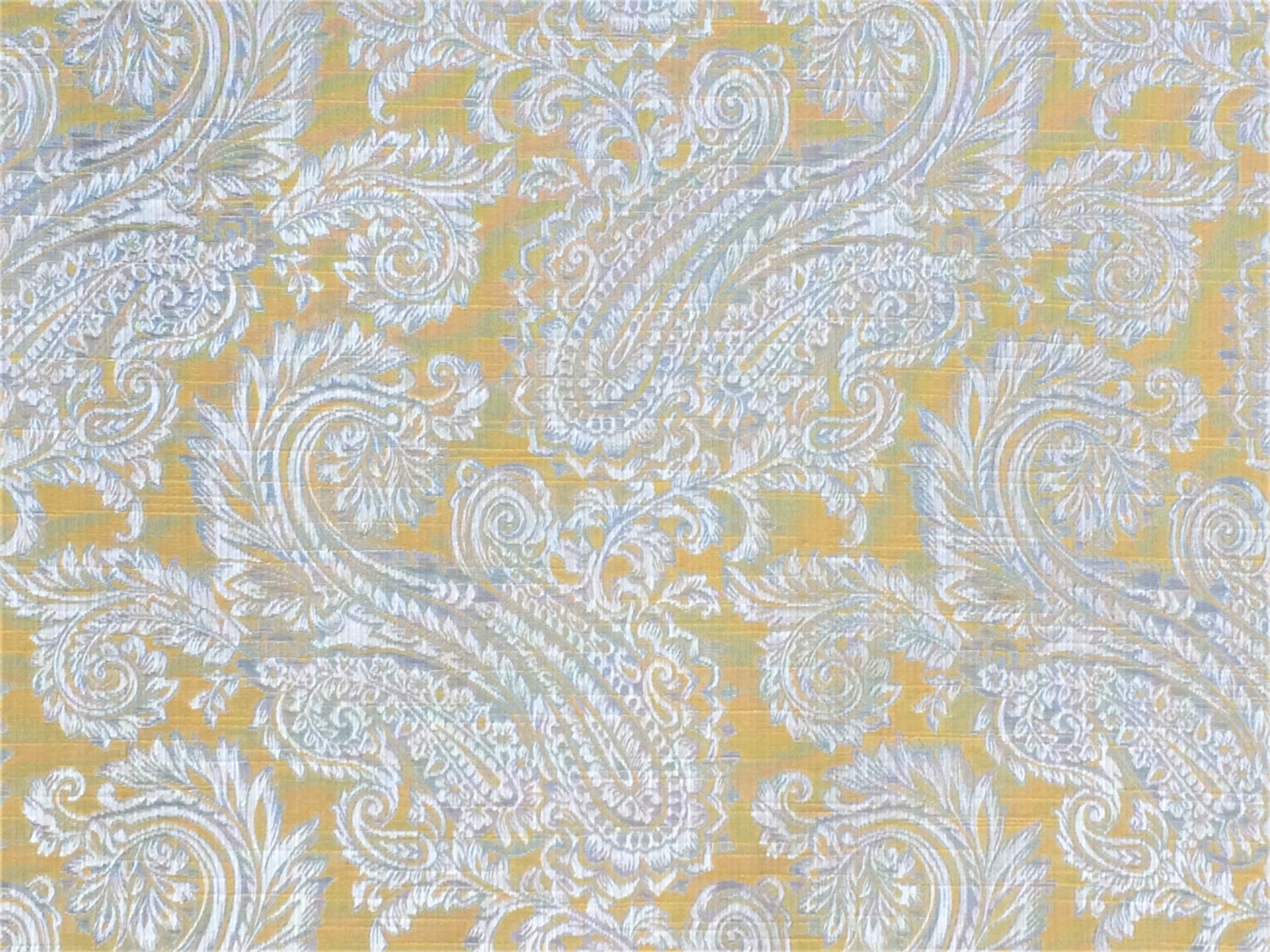 Yellow And Greys Fabric By The Yard