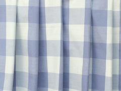 Blue Bell Gingham Check Cotton Fabric By The Yard