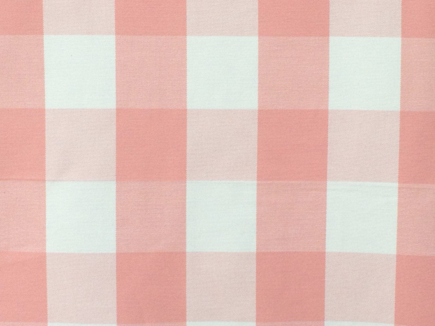 Peach And Ivory Cotton Fabric By The Yard