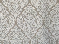 Champagne And Ivory Poly Cotton Fabric By The Yard