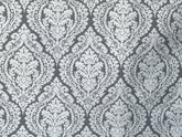 Gray And White Cotton Fabric By The Yard