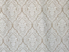 Champagne And Ivory Poly Cotton Fabric By The Yard