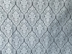 Gray And White Cotton Fabric By The Yard