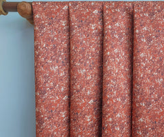 Rusted Sky Printed Satin Fabric By The Yard