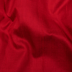 Red Silk Dupioni Fabric By The Yard