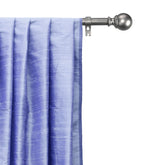 Lavender Blue Silk Dupioni Curtain Panels
