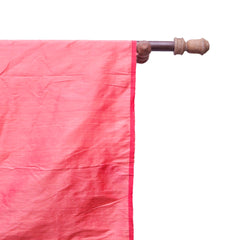Coral Silk Dupioni Curtain Panels