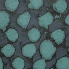 Aquatic Green Leaves Print Jacquard Fabric By The Yard