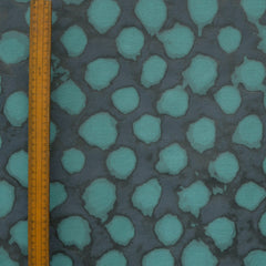 Aquatic Green Leaves Print Jacquard Fabric By The Yard