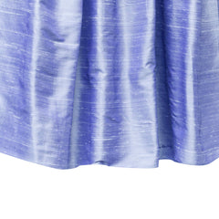 Lavender Blue Silk Dupioni Curtain Panels