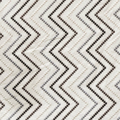 Embroidered Diamonds Cotton Fabric By The Yard