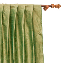 Apple Green Art Silk Curtain Panels