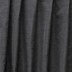 Charcoal Grey Art Silk Curtain Panels