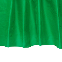 Emerald Green Art Silk Curtain Panels