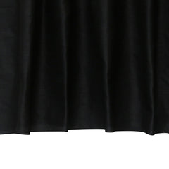 Black Art Silk Curtain Panels