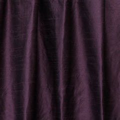 Dark Plum Art Silk Curtain Panels