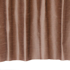 Copper Art Silk Curtain Panels