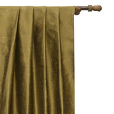 Antique Gold Art Silk Curtain Panels