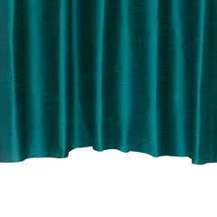 Peaock Greenish Blue Art Silk Curtain Panels