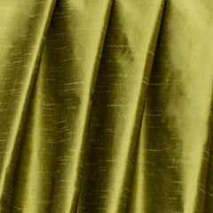 Olive Green Art Silk Curtain Panels