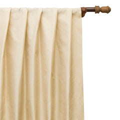 Champagne Art Silk Curtain Panels