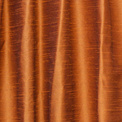 Dark Rust Art Silk Curtain Panels