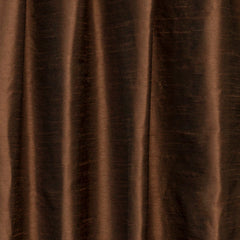 Dark Chocolate Art Silk Curtain Panels