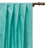 Sea Green Art Silk Curtain Panels