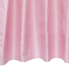 Soft Pink Art Silk Curtain Panels