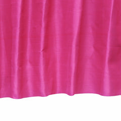 Fuchsia Pink Art Silk Curtain Panels