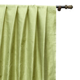 Gooseberry Green Art Silk Curtain Panels