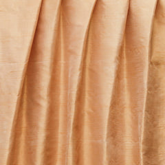 Melon Orange Art Silk Curtain Panels