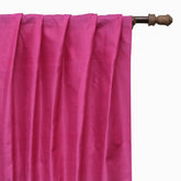 Fuchsia Pink Art Silk Curtain Panels