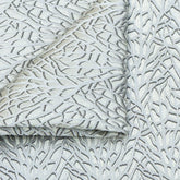 Pearl Grey Jacquard Fabric By The Yard