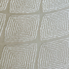 Textured Diamonds Jacquard Fabric By The Yard