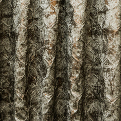 Antique Hexagons Foil Jacquard Fabric By The Yard