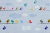 Cute Birds Kids Cotton Fabric By The Yard