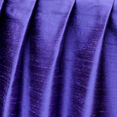 Purple Pure Silk Dupioni Curtain Panels