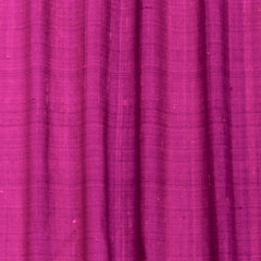 Dark Fuchsia Pink Pure Silk Dupioni Curtain Panels