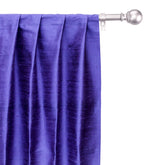 Purple Pure Silk Dupioni Curtain Panels