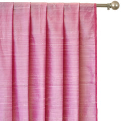 Light Pink Silk Dupioni Curtain Panels