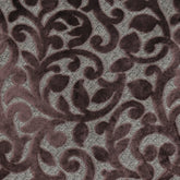 Brown Jacquard Velvet Flower Jacquard Velvet Fabric By The Yard